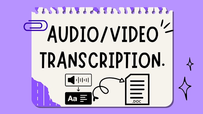 Gig Preview - Transcribe your audio or video accurately