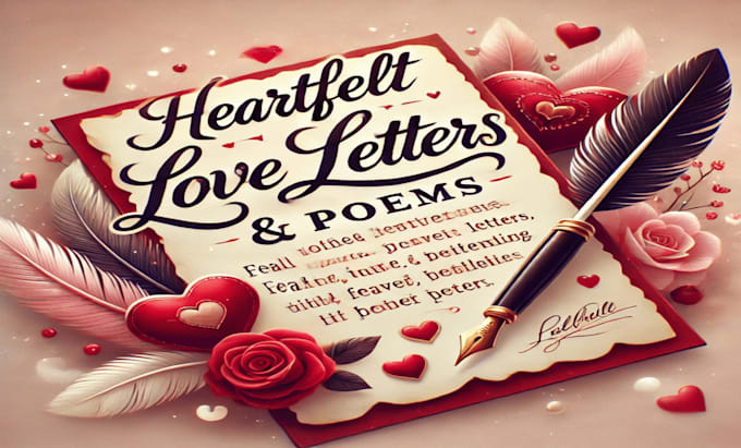 Gig Preview - Write a heartfelt love letter or poem