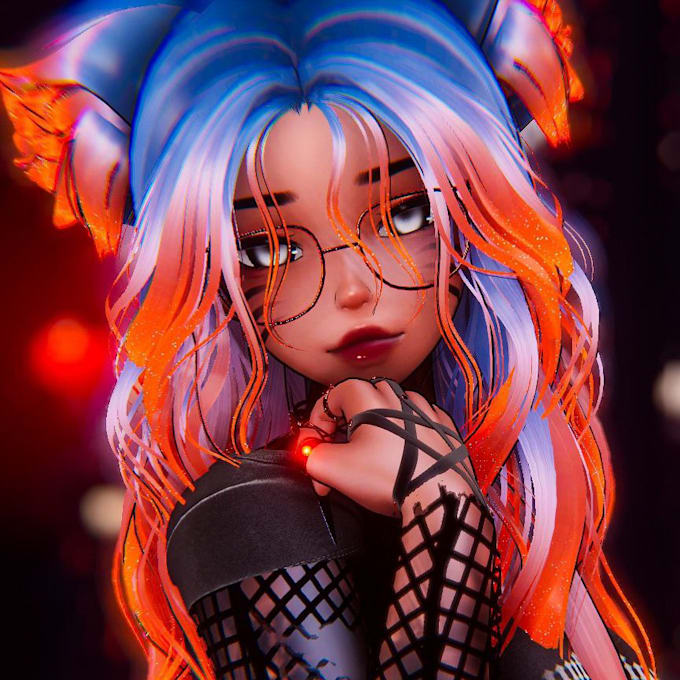 Bestseller - custom vrchat avatar vrc character vrc avatar furry nsfw avatar 3d anime model