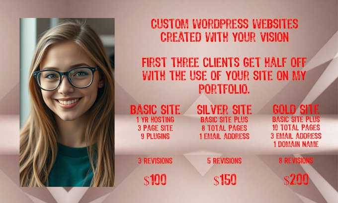 Gig Preview - Create and host your wordpress blog or website and database