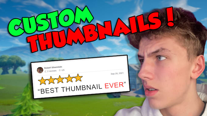 Gig Preview - Create custom youtube thumbnails that will grow your channel