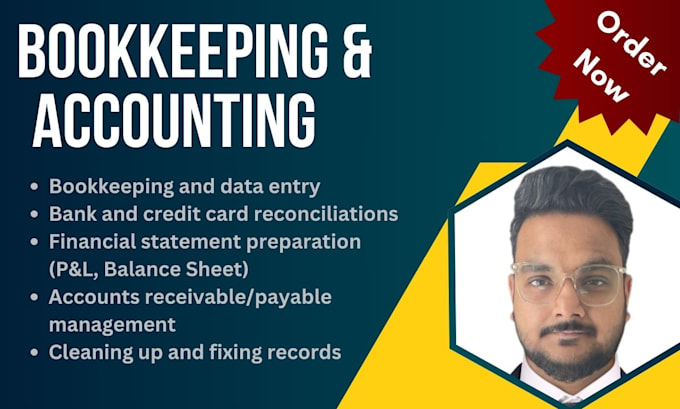 Gig Preview - Do bookkeeping accounting and reconciliations in quickbooks