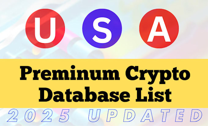 Gig Preview - Deliver USA crypto, forex users email database 2025 updated