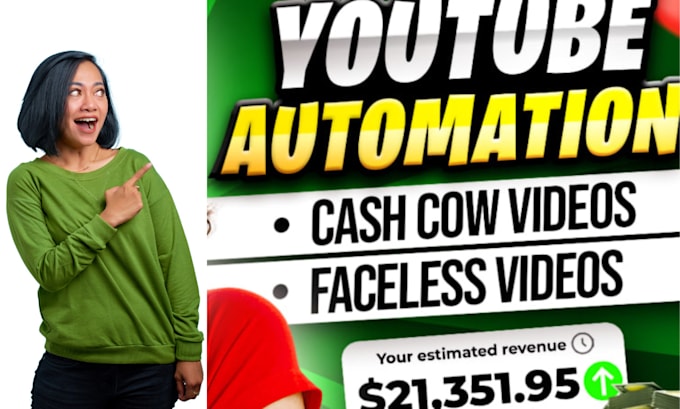 Gig Preview - Create top 10 cash cow faceless videos and cash cow youtube automation channel