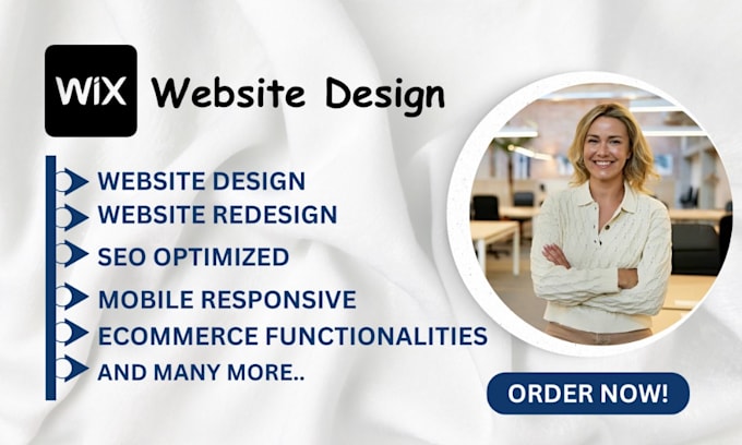 Gig Preview - Design attractive wix website redesign wix booking membership wix seo