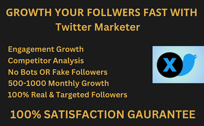 Bestseller - do x twitter  marketing and promotion with organic growth