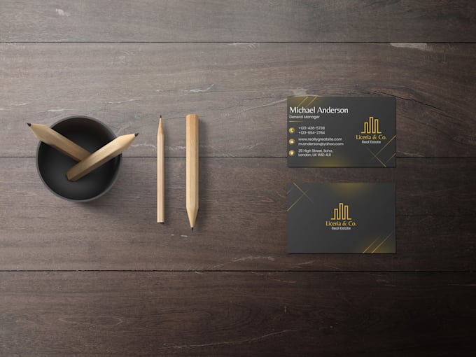 Gig Preview - Provide professional business card design services