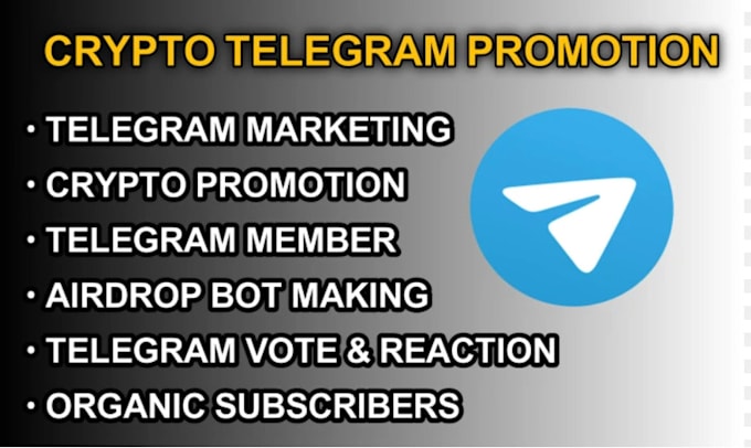 Gig Preview - Do crypto telegram marketing x marketing twitter marketing for super fast growth