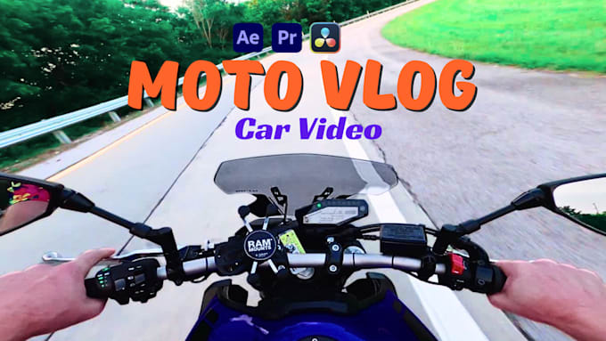 Gig Preview - Do motorcycle,motovlog video editing, motorbike review video