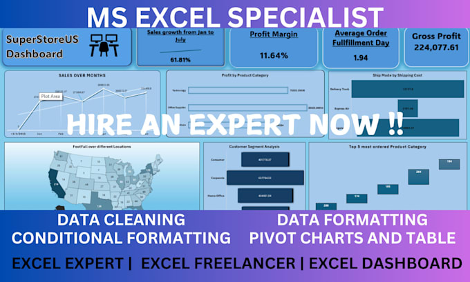 Gig Preview - Clean and transform your excel data like a pro