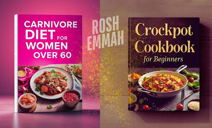 Gig Preview - Design professional, appealing cookbook covers 4 kindle, paperback hardcover