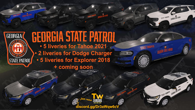 Gig Preview - Give you georgia state patrol erlc livery pack