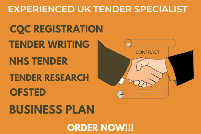 Gig Preview - Win UK tender full cqc registration, policy and procedures, healthcare