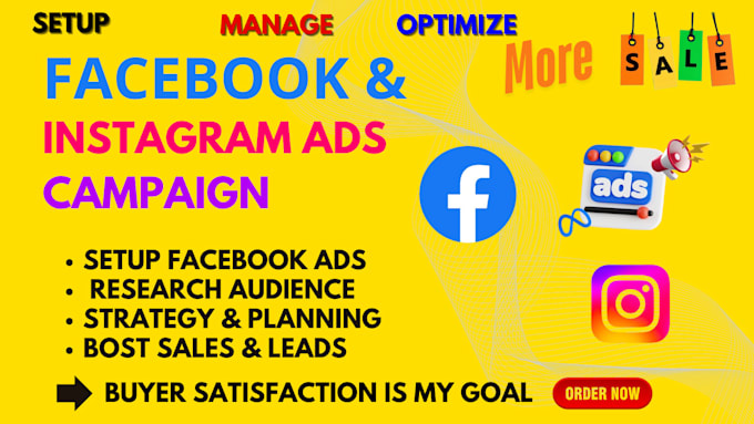 Gig Preview - Custom facebook  instagram ads management for better engagement