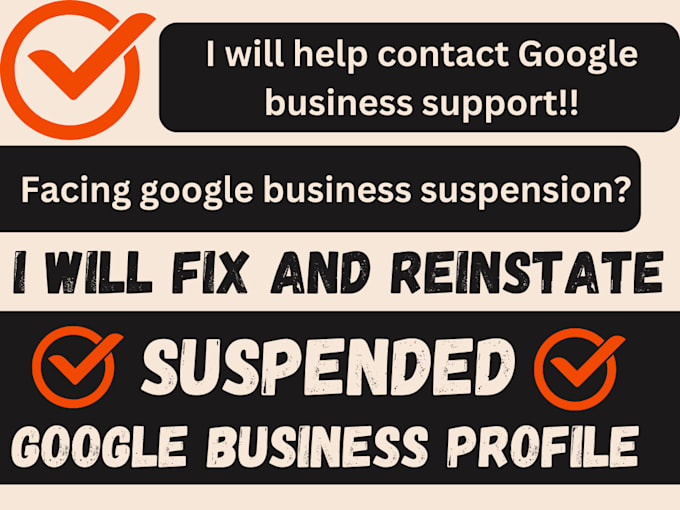 Bestseller - approve and reinstate your suspended google business suspension gmb appeal gmc