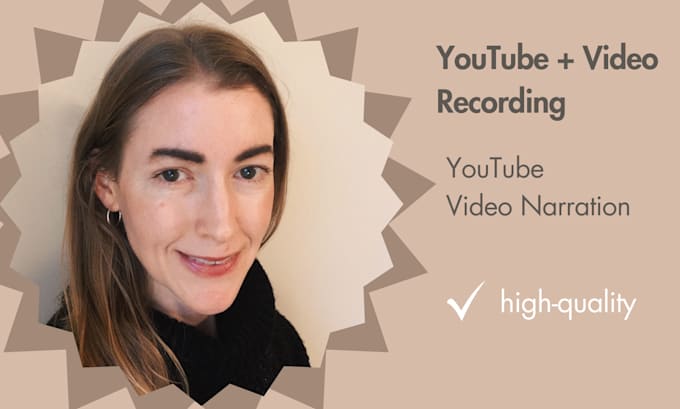 Gig Preview - Record a female youtube or video voiceover