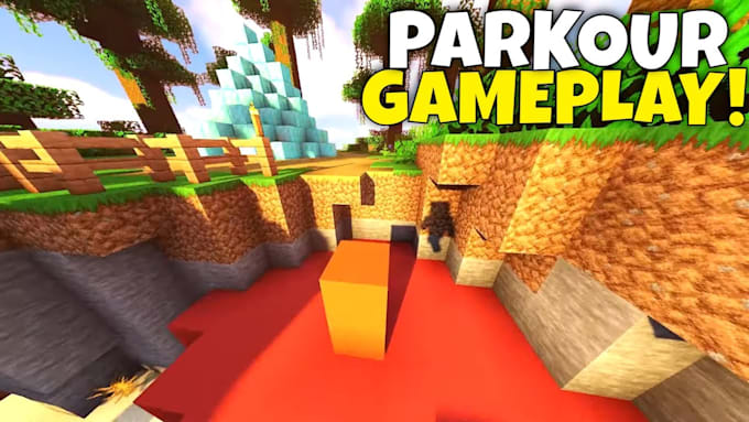 Gig Preview - Make copyright free minecraft parkour videos for your youtube