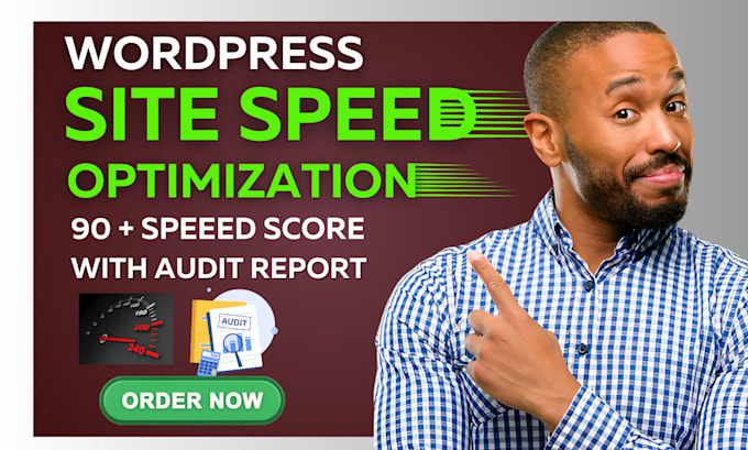 Gig Preview - Turbocharge your wordpress speed optimization for google pagespeed insights