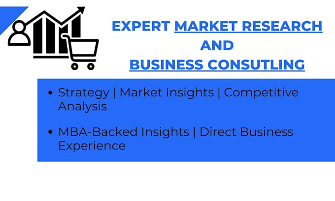 Gig Preview - Conduct in depth market research and provide consulting