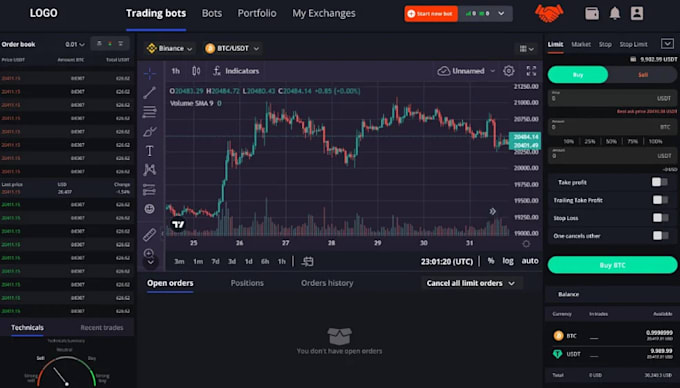 Gig Preview - Build your trading bot, arbitrage bot, crypto bot, binance bot, coinbase, bybit