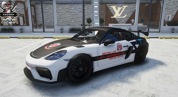 Gig Preview - Convert any gtav,fivem cars to police,ems emergency non els vehicle