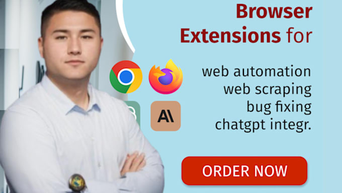 Gig Preview - Create chrome extension or any browser extension plugin or firefox for you