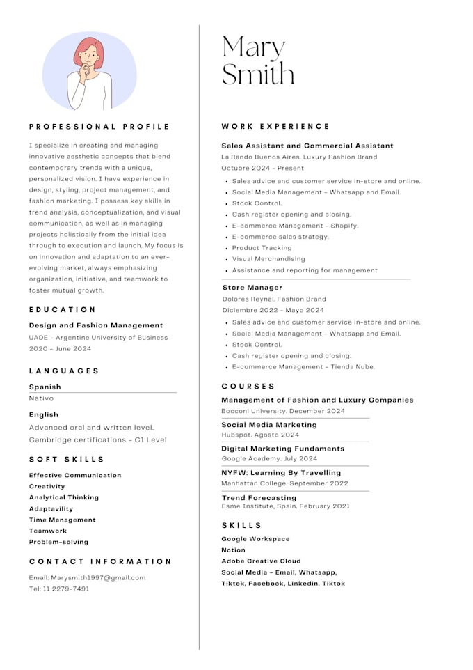 Gig Preview - Create a professional resume that stands out and lands jobs