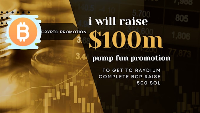 Gig Preview - Pump fun promotion raise 900m pump fun marketcap complete meme coin pump fun bcp