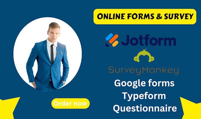 Gig Preview - Create jotform, google form, quiz, survey form