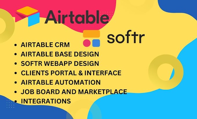 Gig Preview - Airtable crm airtable database, airtable automation, softr webapp, client portal