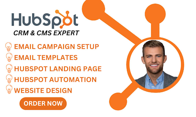 Gig Preview - Hubspot email campaign email template hubspot landingpage hubspot CRM automation