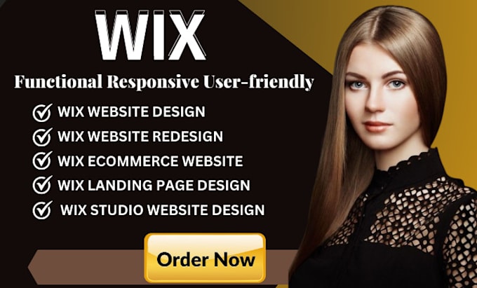 Gig Preview - Build wix studio redesign wix editor x wix seo optimization wix online store