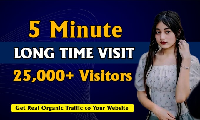 Gig Preview - Do 5min long time duration organic website traffic promotion