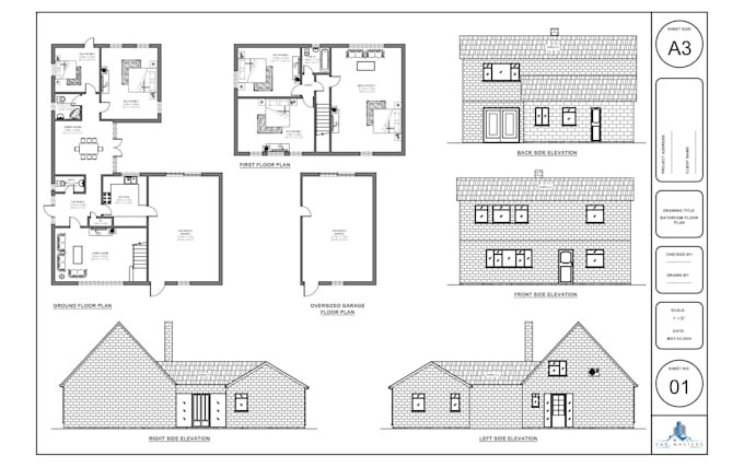 Gig Preview - Be architect, draftsman for house plans, 2d floor plan blueprints in autocad