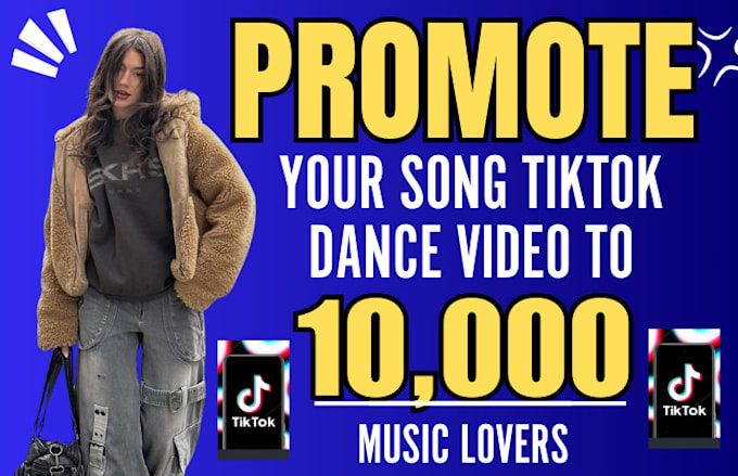 Gig Preview - Do energetic tiktok dance, twerk dance, group dance video to promote your song