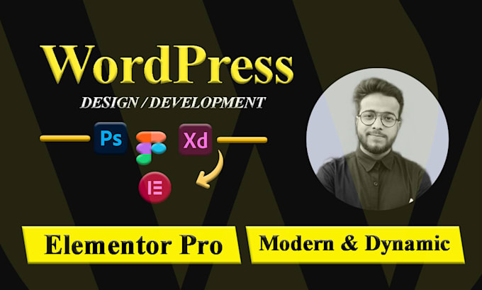 Gig Preview - Do dynamic psd,xd,html,figma to wordpress elementor and clone website