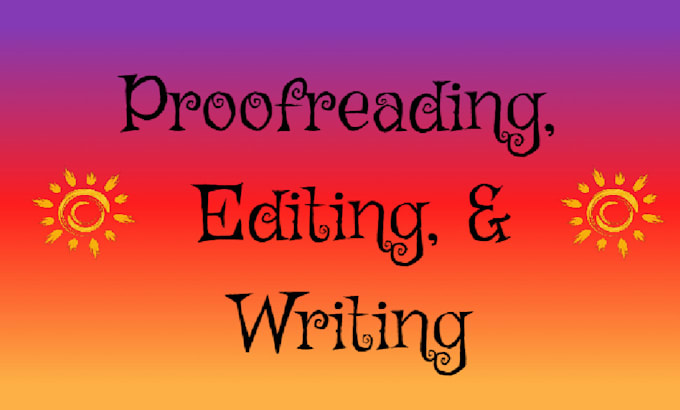 Gig Preview - Proofread or write papers, speeches, and cover letters