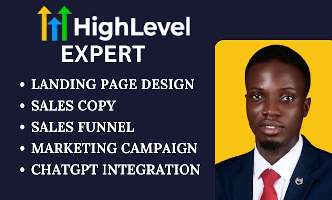 Gig Preview - Design clone fix gohighlevel funnel, gohighlevel website systeme io, lightfunnel