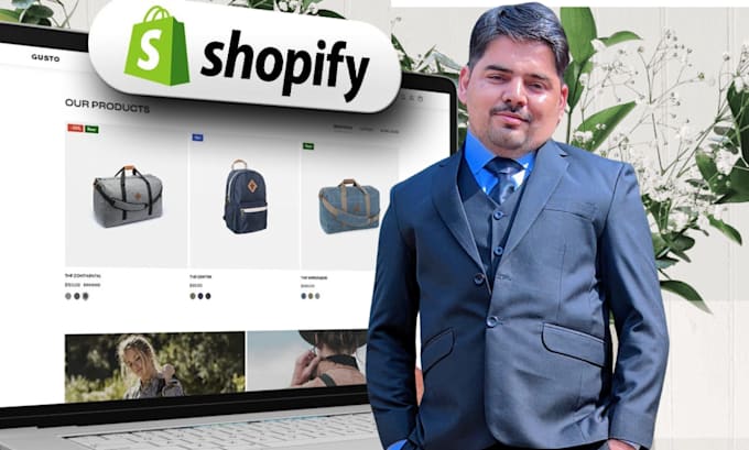 Gig Preview - Create a fully functional shopify store with professional design