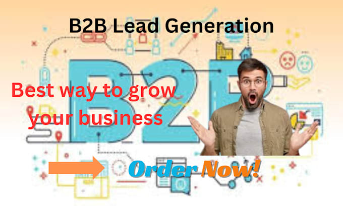 Gig Preview - Do targeted lead generation for your business growth