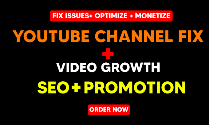 Bestseller - set up youtube channel issues and increase the video views for monetization