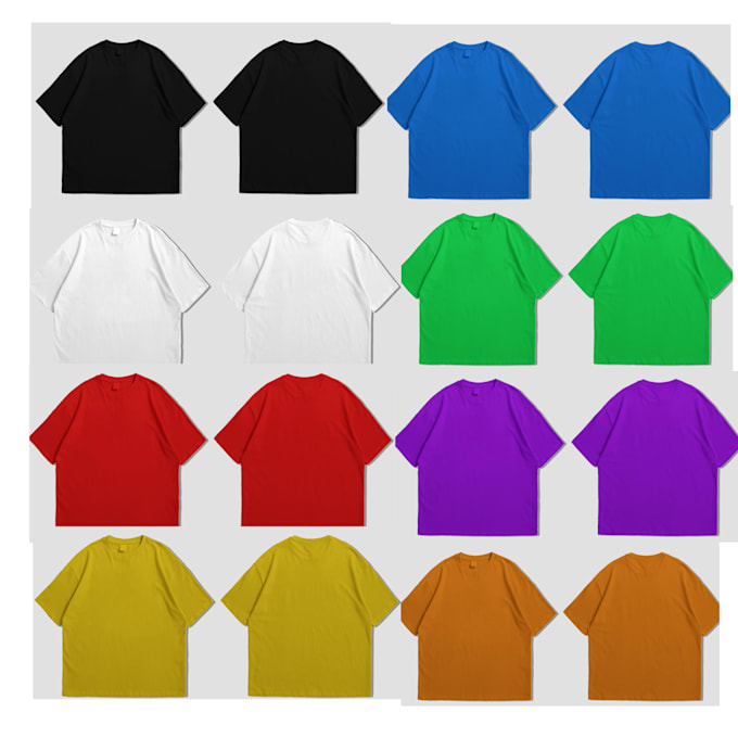 Gig Preview - Make custom tshirt,hoodie mockup in any colour psd or png