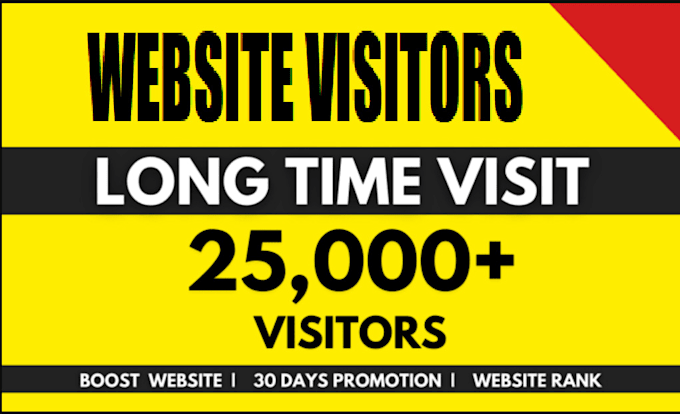 Gig Preview - Do long time duration organic website traffic promotion