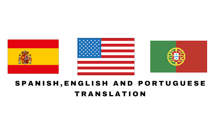 Gig Preview - Translate documents to spanish, portuguese or english