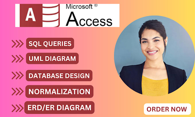 Gig Preview - Do sql database design, erd, mysql, microsoft access ms access