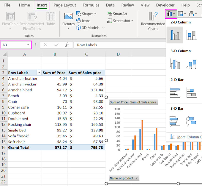 Bestseller - create pivot tables and clean your excel data