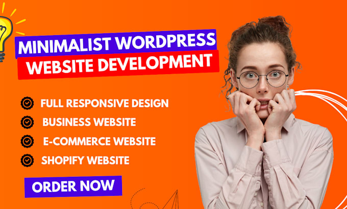 Gig Preview - Revamp, redesign, build, rebuild or clone wordpress website development