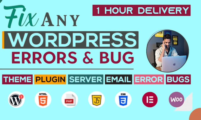 Bestseller - fix wordpress issues bug critical error, elementor pro, divi website expert help