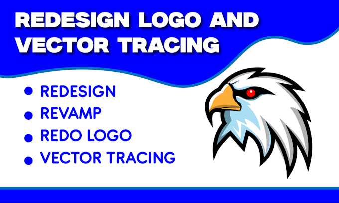 Gig Preview - Do redesign, remake,  vectorize, refresh and retrace logo