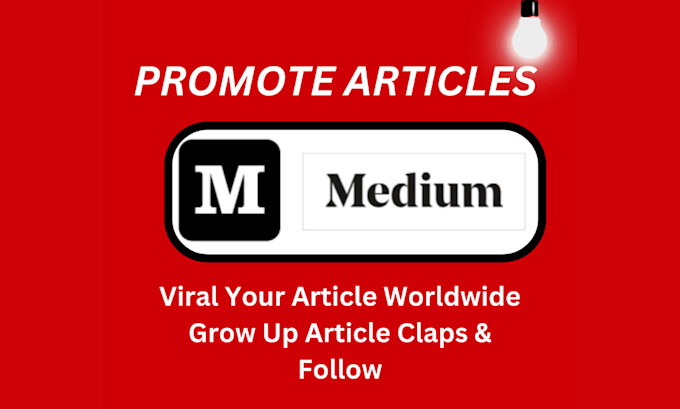 Gig Preview - Do viral promotion on your medium articles